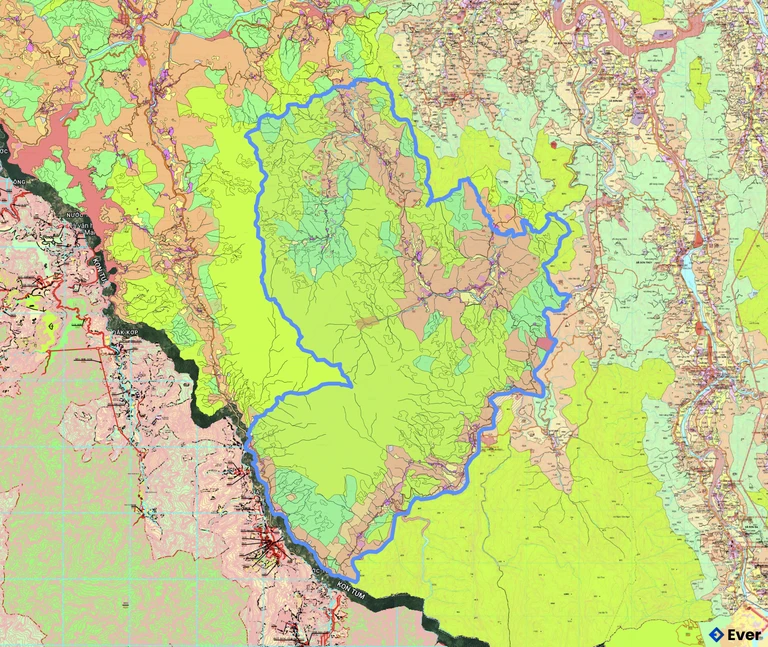 Bản đồ quy hoạch xã Sơn Tây Hạ