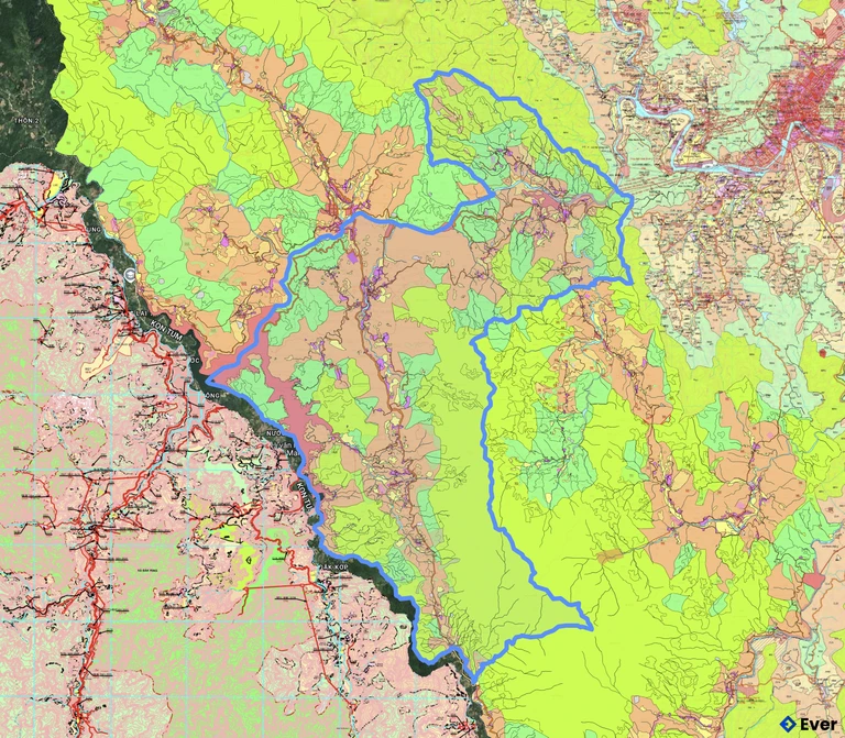 Bản đồ quy hoạch xã Sơn Tây