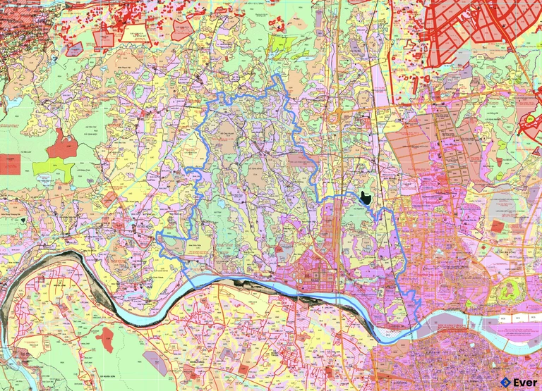 Bản đồ quy hoạch xã Sơn Tịnh