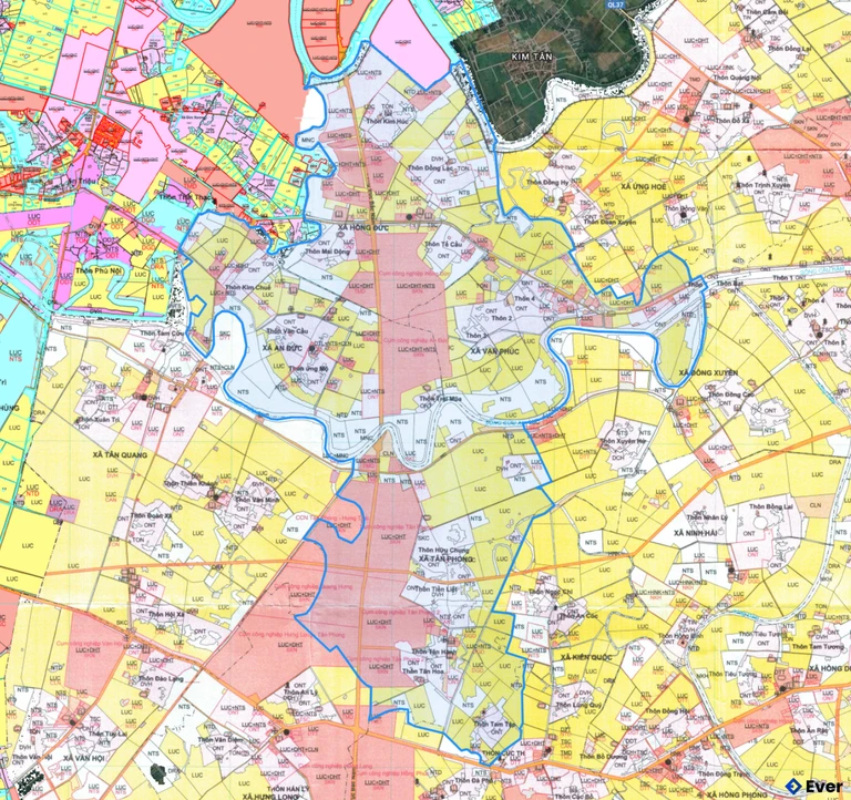 Bản đồ quy hoạch xã Tân An, Hải Phòng sau sáp nhập