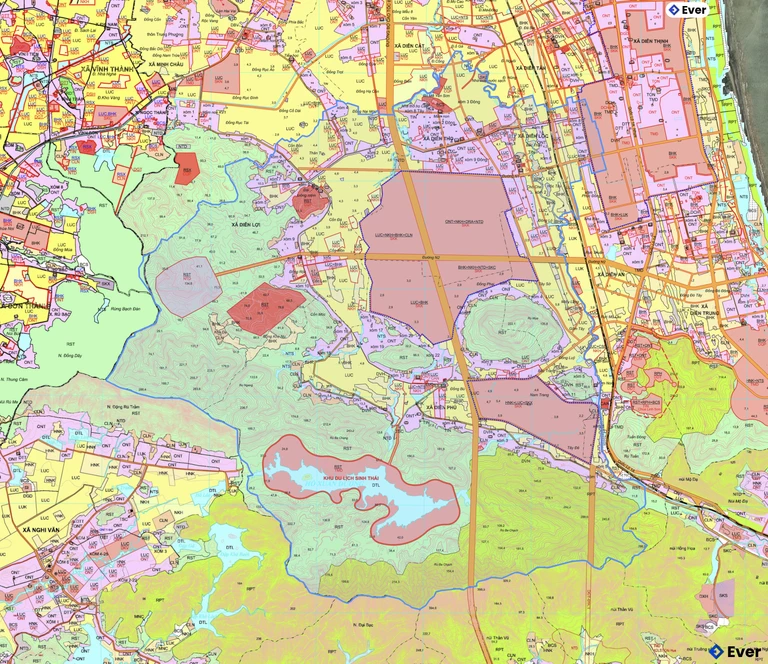 Bản đồ quy hoạch xã Tân Châu