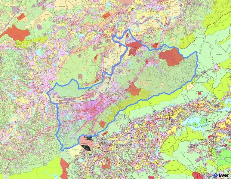 Bản đồ quy hoạch xã Tân Kỳ