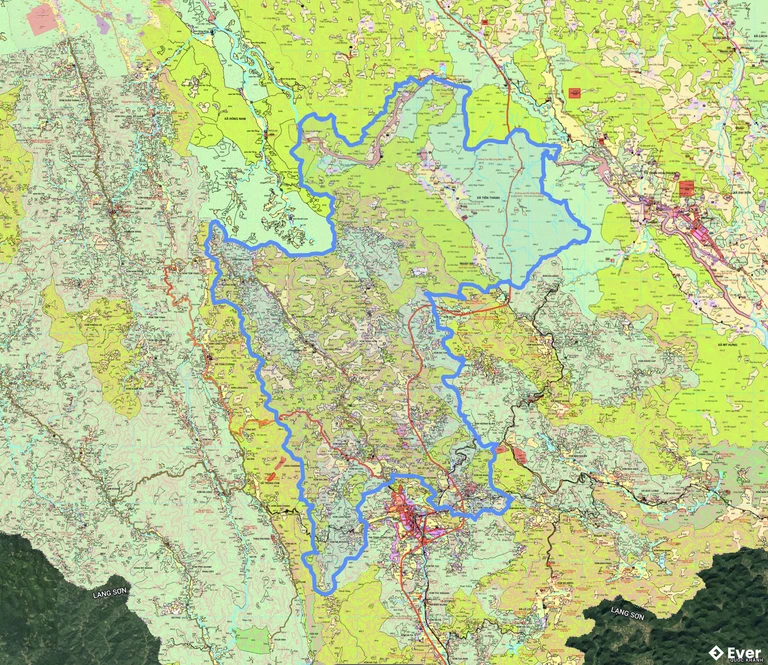 Bản đồ quy hoạch xã Thạch An