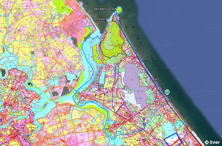 Bản đồ quy hoạch xã Thạch Khê