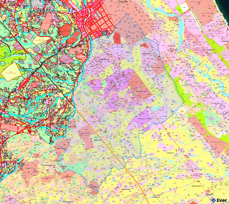 Bản đồ quy hoạch xã Thăng Bình sau sáp nhập