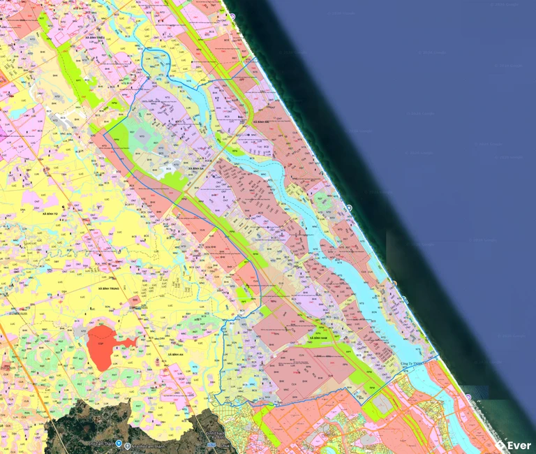 Bản đồ quy hoạch xã Thăng Trường sau sáp nhập