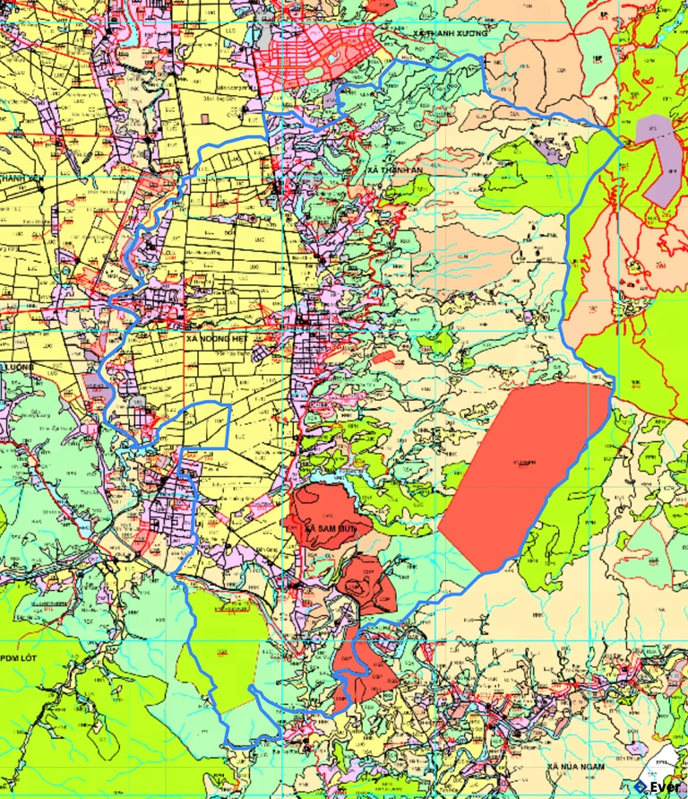 Bản đồ quy hoạch xã Thanh An