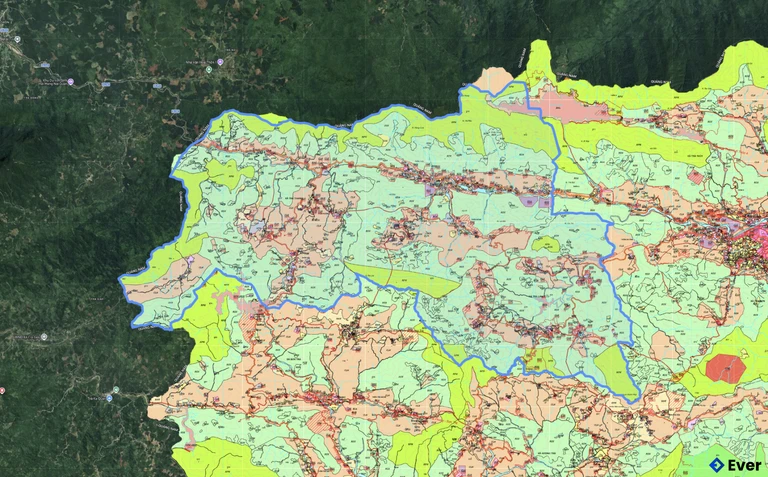 Bản đồ quy hoạch xã Thanh Bồng