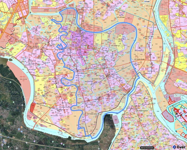 Bản đồ quy hoạch xã Thanh Hà, Hải Phòng sau sáp nhập