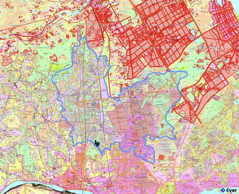 Bản đồ quy hoạch xã Thọ Phong