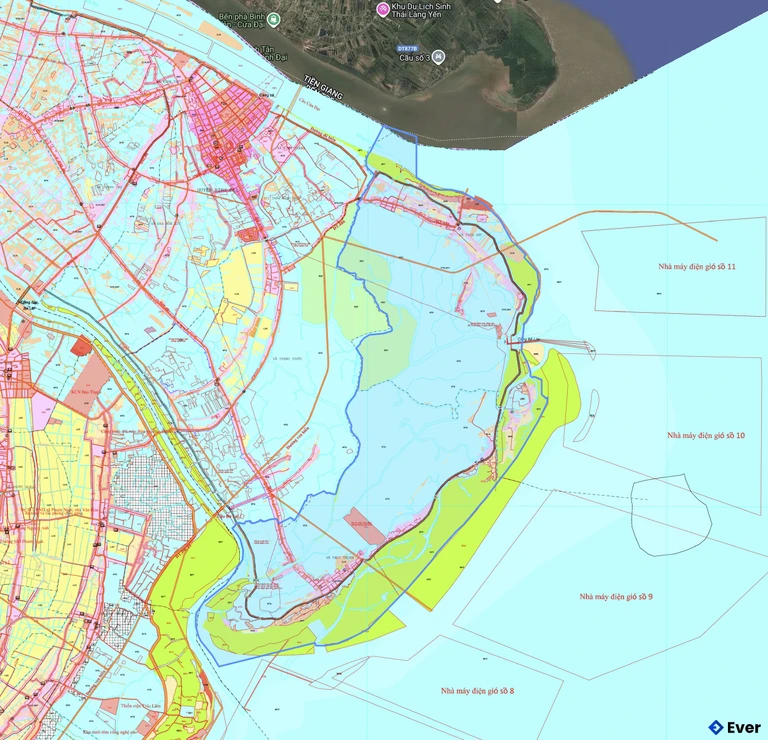 Bản đồ quy hoạch xã Thới Thuận