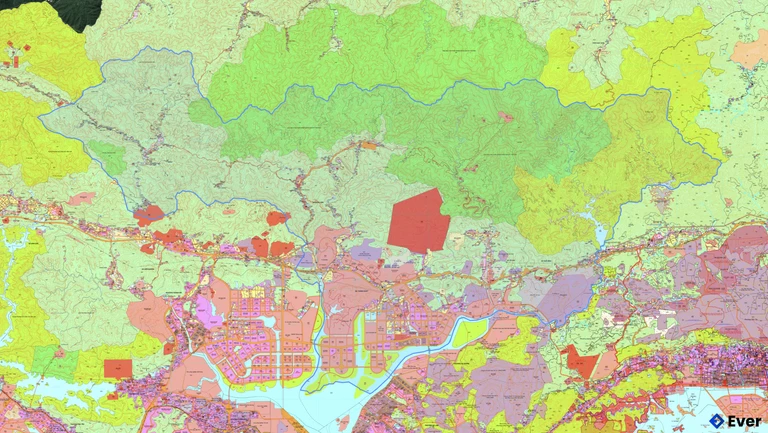 Bản đồ quy hoạch xã Thống Nhất