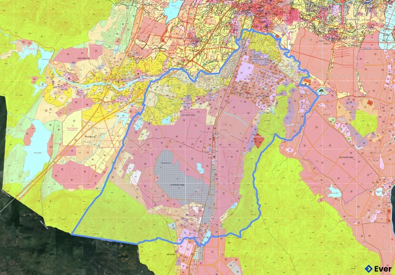 Bản đồ quy hoạch xã Thuận Nam