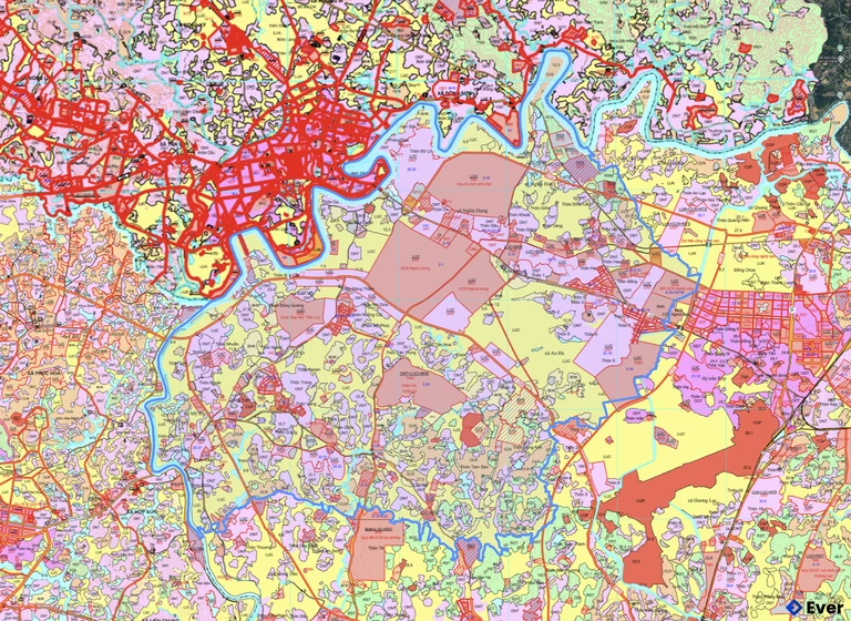 Bản đồ quy hoạch xã Tiên Lục