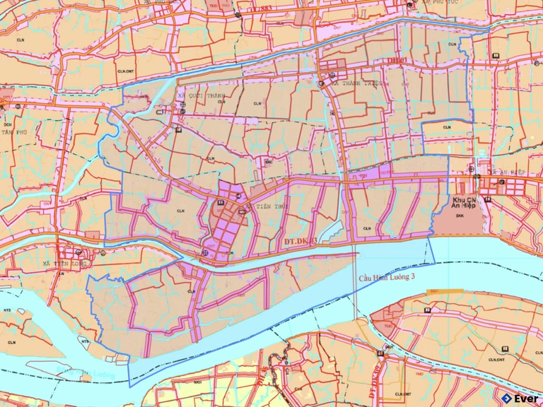 Bản đồ quy hoạch xã Tiên Thủy