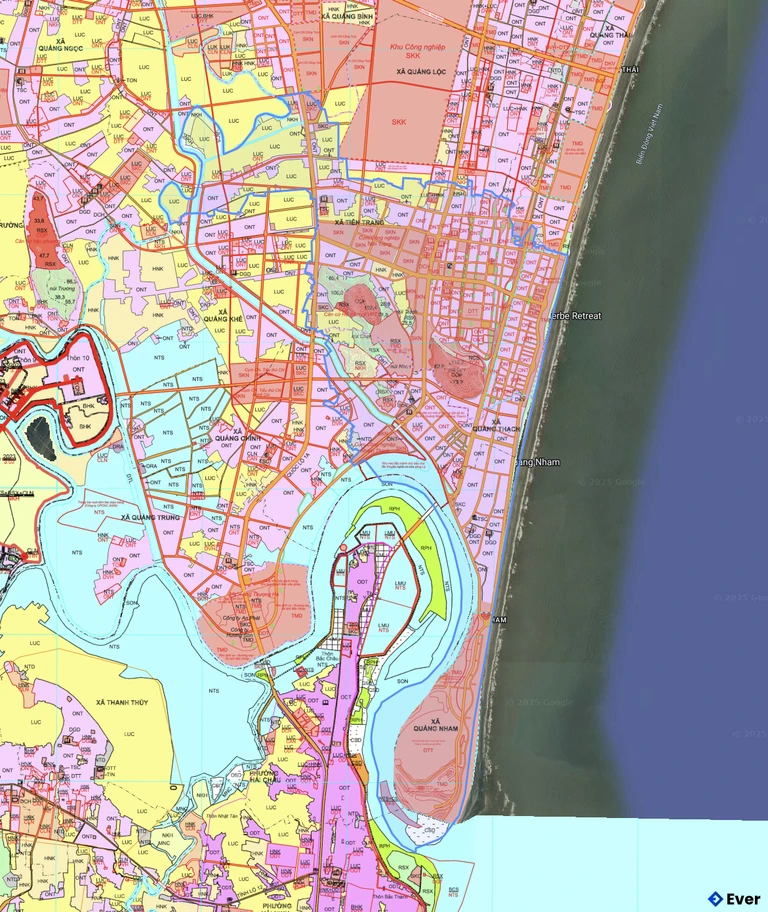 Bản đồ quy hoạch xã Tiên Trang