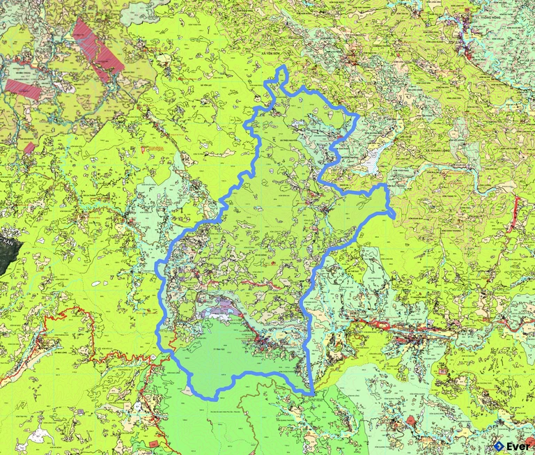 Bản đồ quy hoạch xã Tĩnh Túc