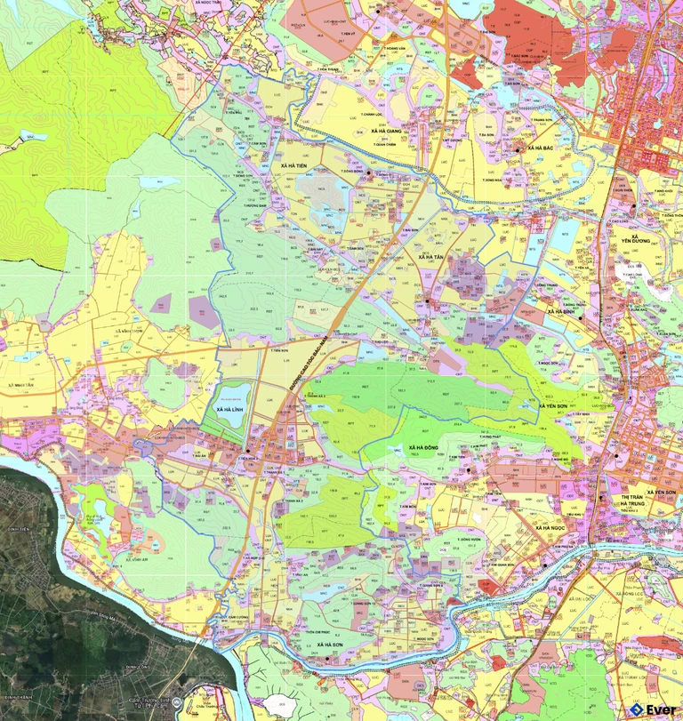 Bản đồ quy hoạch xã Tống Sơn