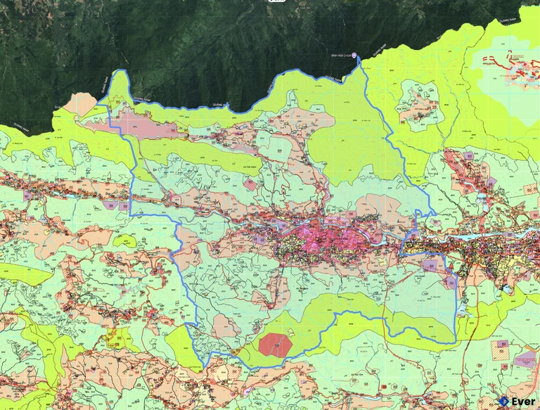 Bản đồ quy hoạch xã Trà Bồng