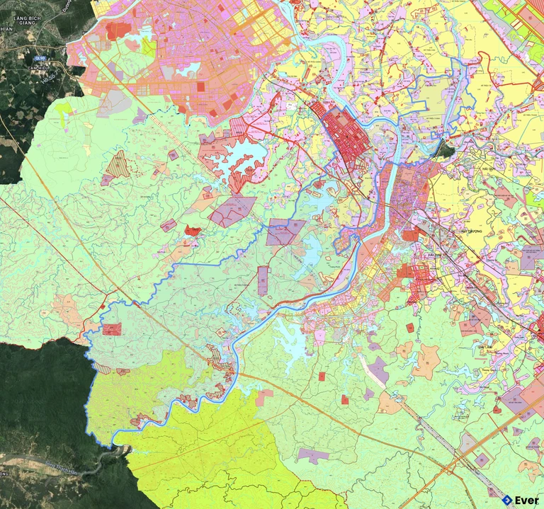 Bản đồ quy hoạch xã Triệu Phong