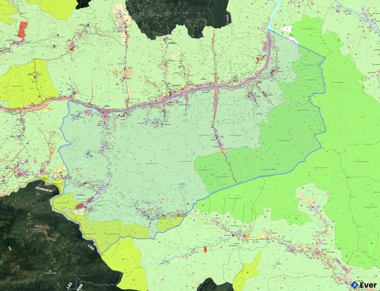 Bản đồ quy hoạch xã Trung Lý