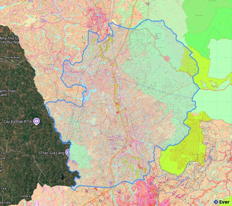 Bản đồ quy hoạch xã Trường Xuân