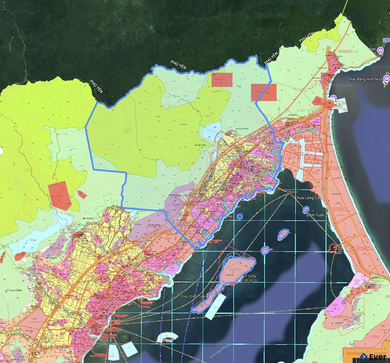 Bản đồ quy hoạch xã Tu Bông