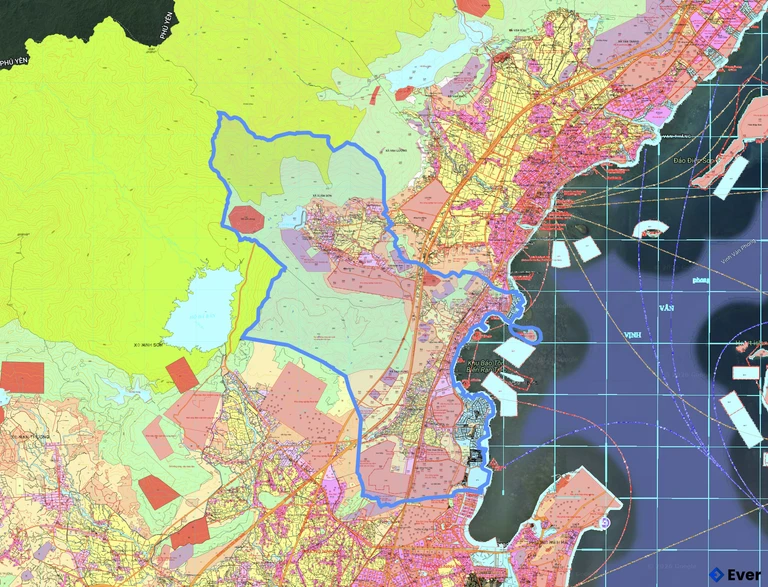 Bản đồ quy hoạch xã Vạn Hưng