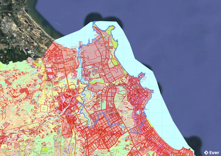 Bản đồ quy hoạch xã Vạn Tường