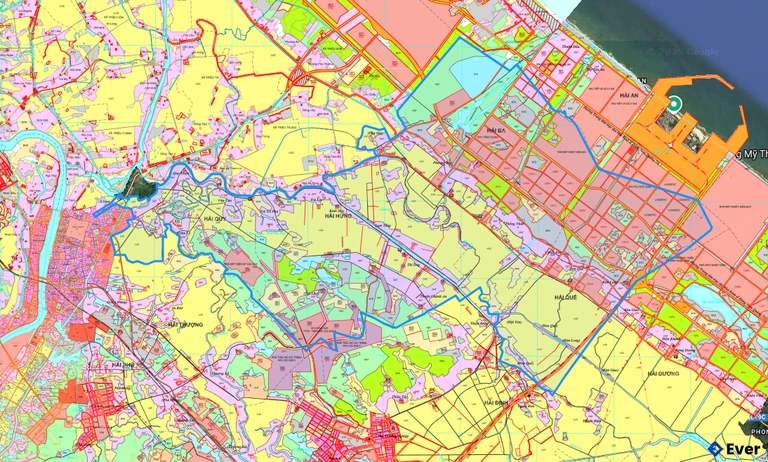 Bản đồ quy hoạch xã Vĩnh Định