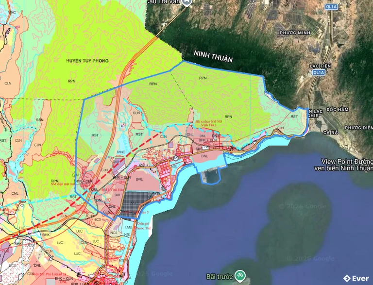 Bản đồ quy hoạch xã Vĩnh Hảo