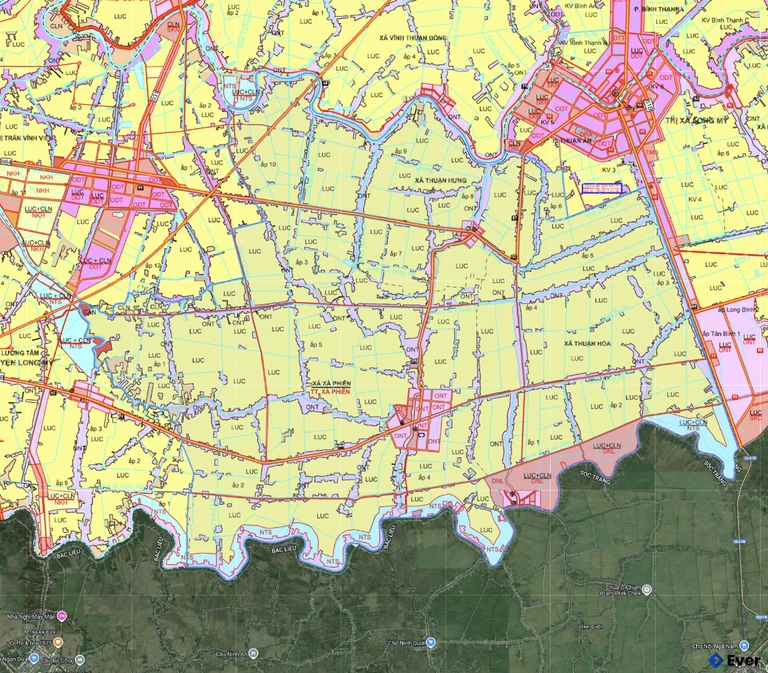 Bản đồ quy hoạch xã Xà Phiên