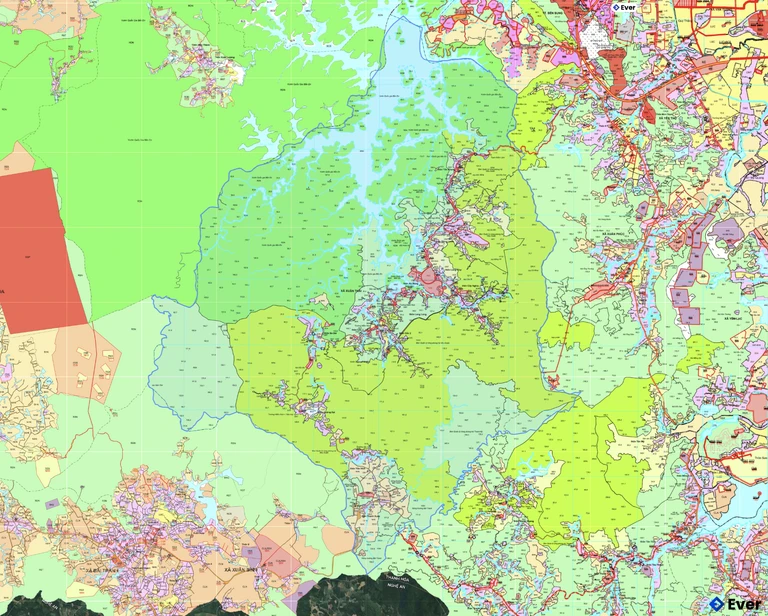 Bản đồ quy hoạch xã Xuân Thái