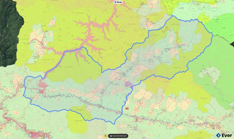 Bản đồ quy hoạch xã Yên Na