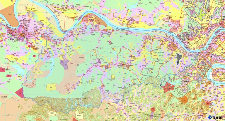 Bản đồ quy hoạch xã Yên Xuân