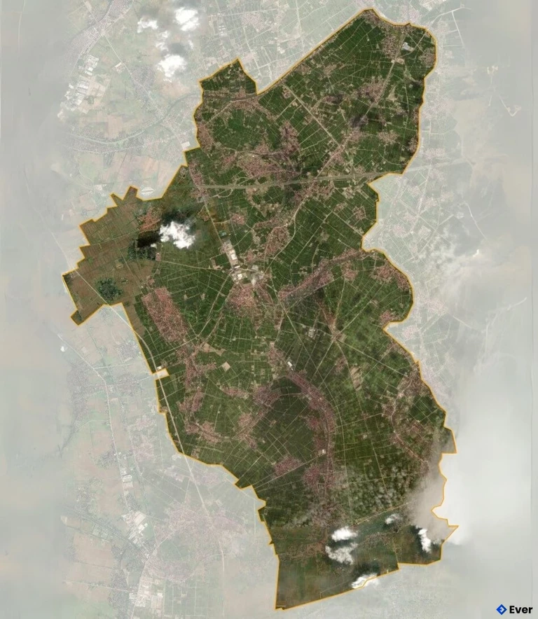 Bản đồ vệ tinh Huyện Ân Thi
