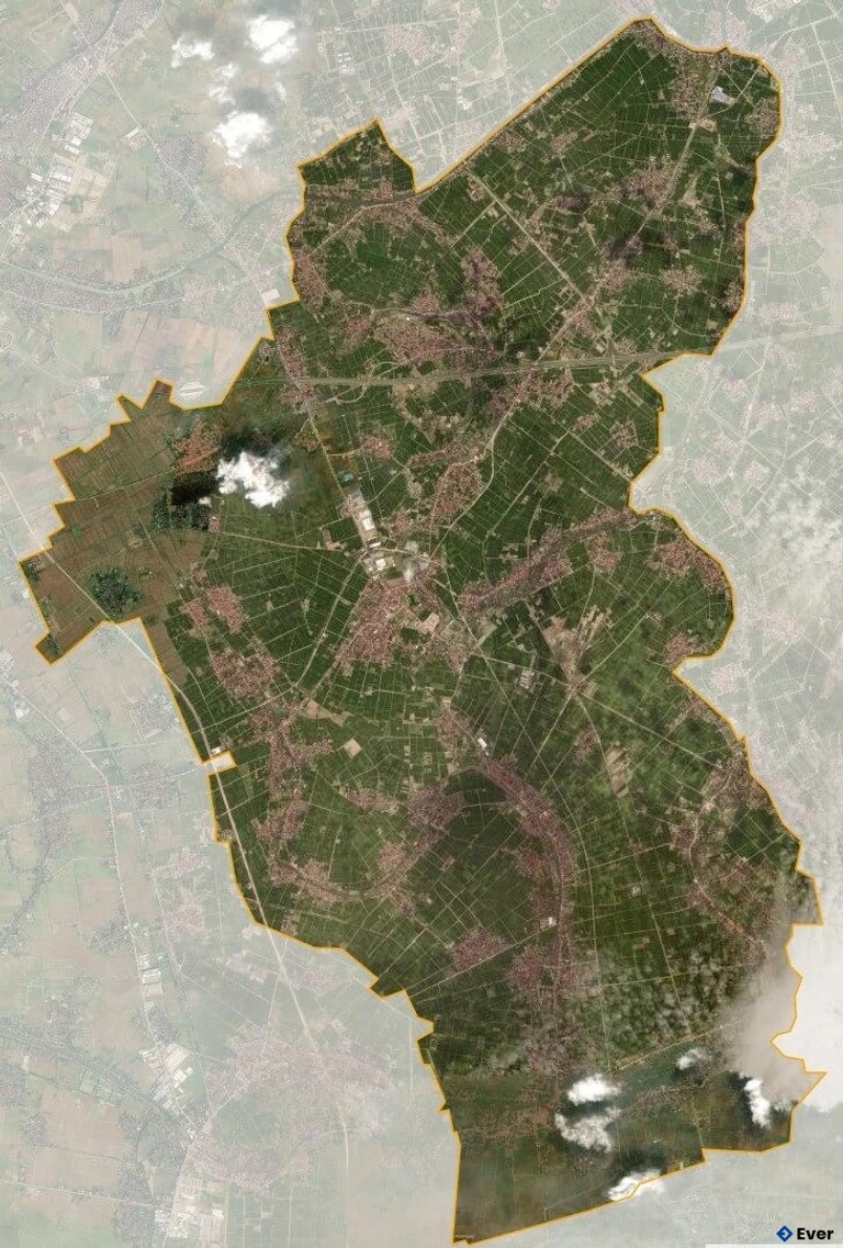 Bản đồ vệ tinh Huyện Ân Thi