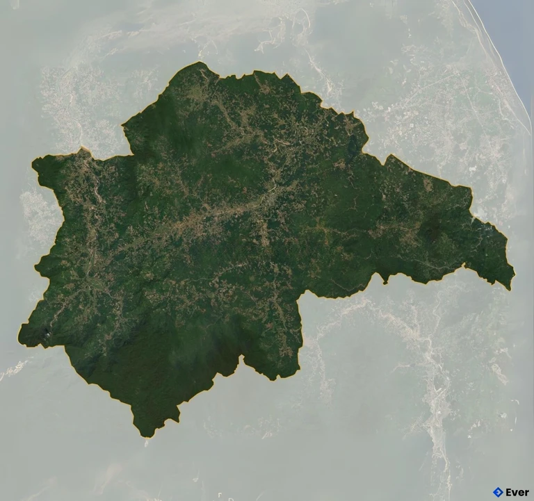 Bản đồ vệ tinh Huyện Ba Tơ