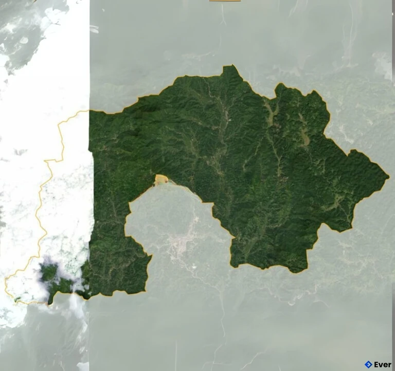 Bản đồ vệ tinh Huyện Bạch Thông