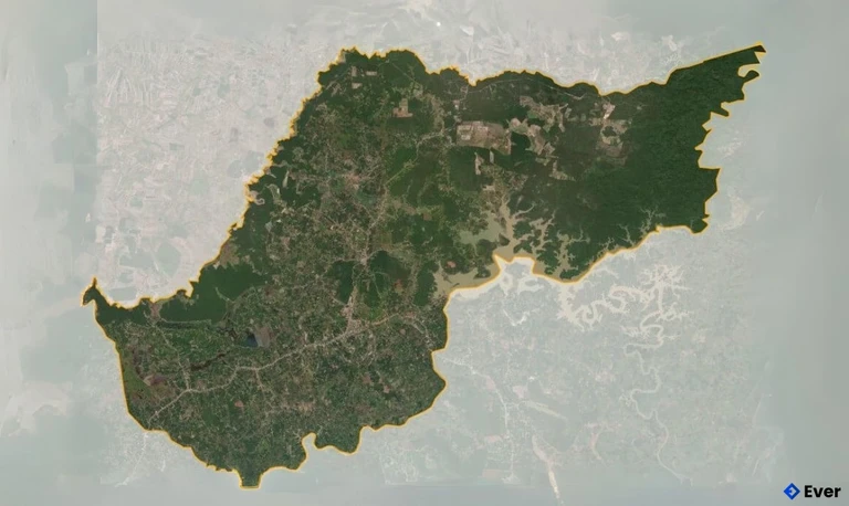 Bản đồ vệ tinh Huyện Bù Đốp