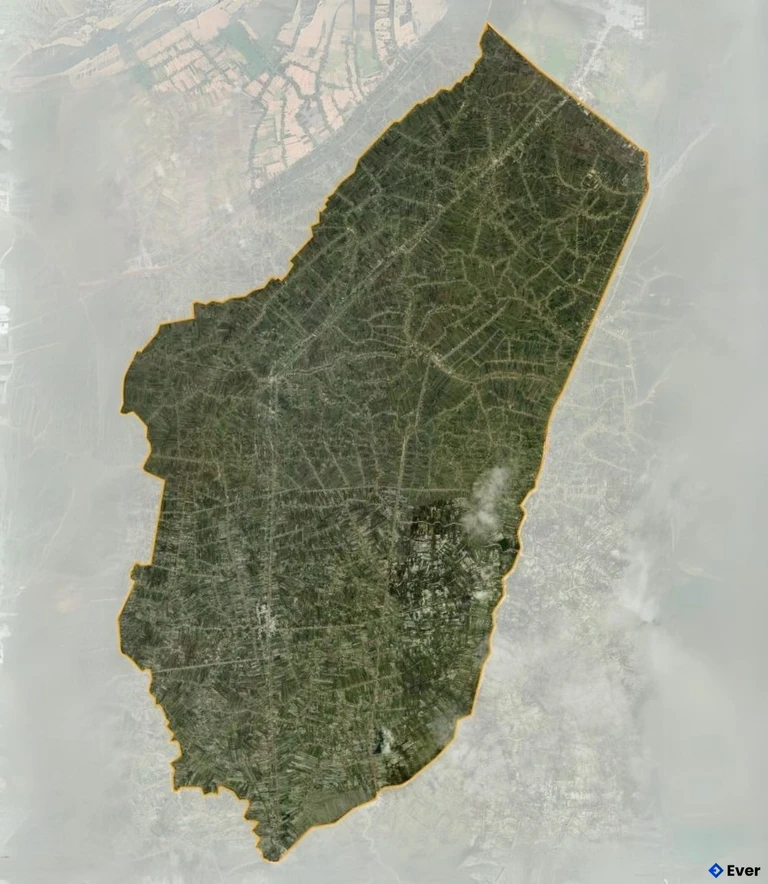 Bản đồ vệ tinh Huyện Cái Nước