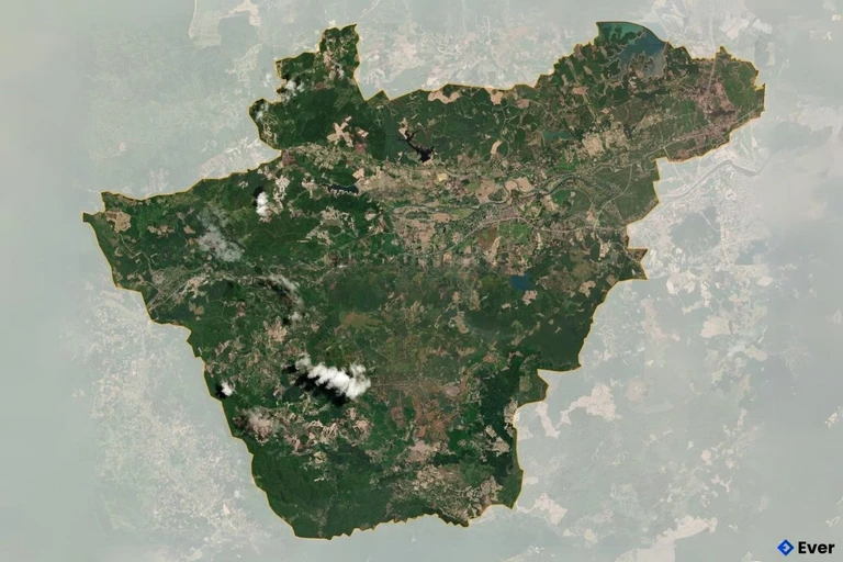 Bản đồ vệ tinh Huyện Cam Lộ