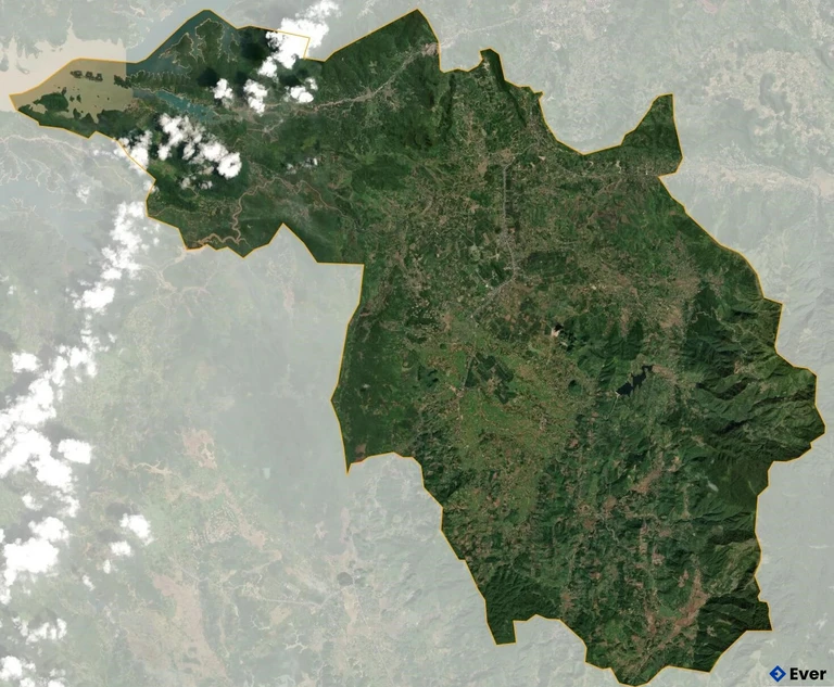 Bản đồ vệ tinh Huyện Cao Phong
