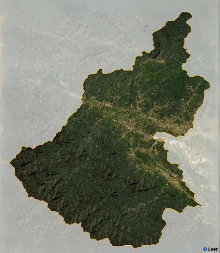 Bản đồ vệ tinh Huyện Con Cuông