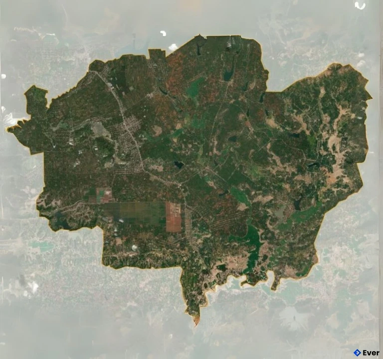 Bản đồ vệ tinh Huyện Cư Kuin