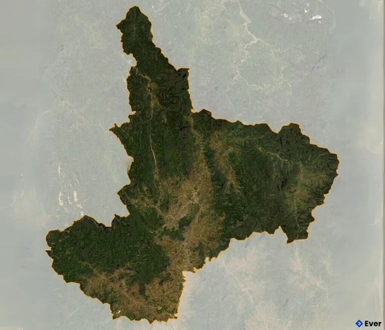 Bản đồ vệ tinh Huyện Đăk Glei