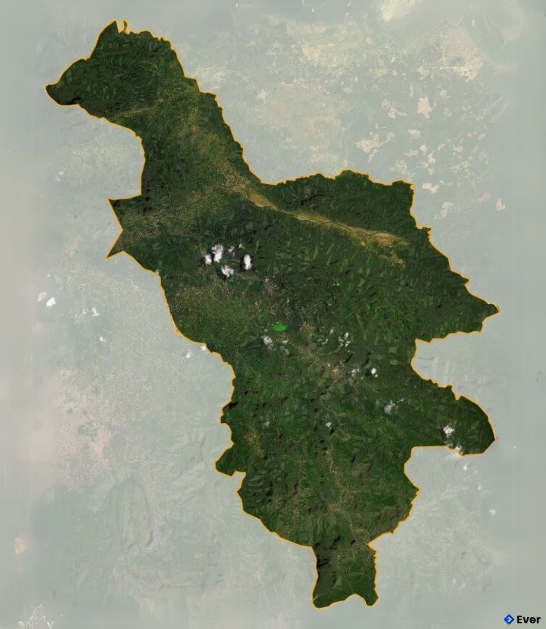 Bản đồ vệ tinh Huyện Đakrông