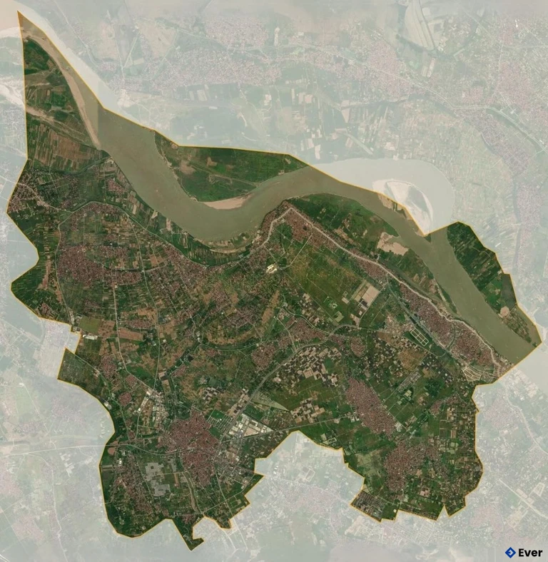 Bản đồ vệ tinh Huyện Đan Phượng