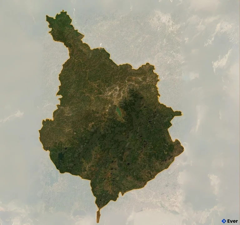 Bản đồ vệ tinh Huyện Di Linh