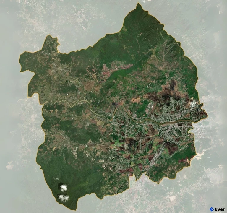 Bản đồ vệ tinh Huyện Diên Khánh